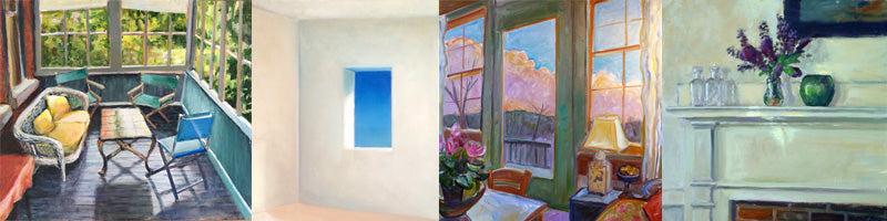 Interiors - Four Painters and a Glass Artist