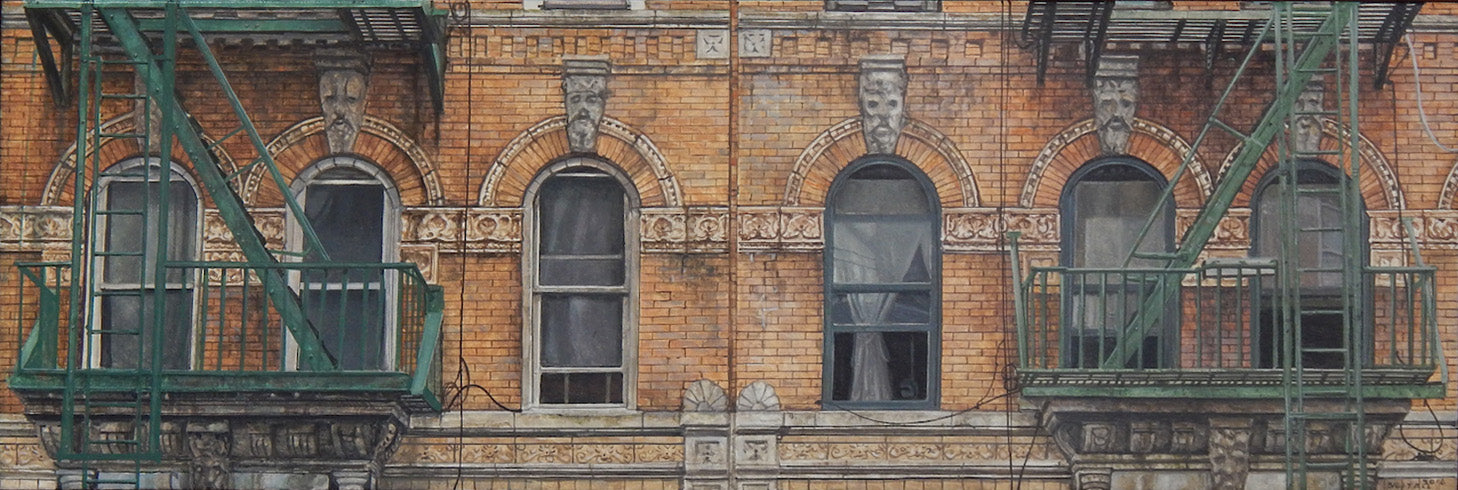"NY, NY" Paintings of New York City Architecture by Richard Britell, Opening October 8, 4-7 pm