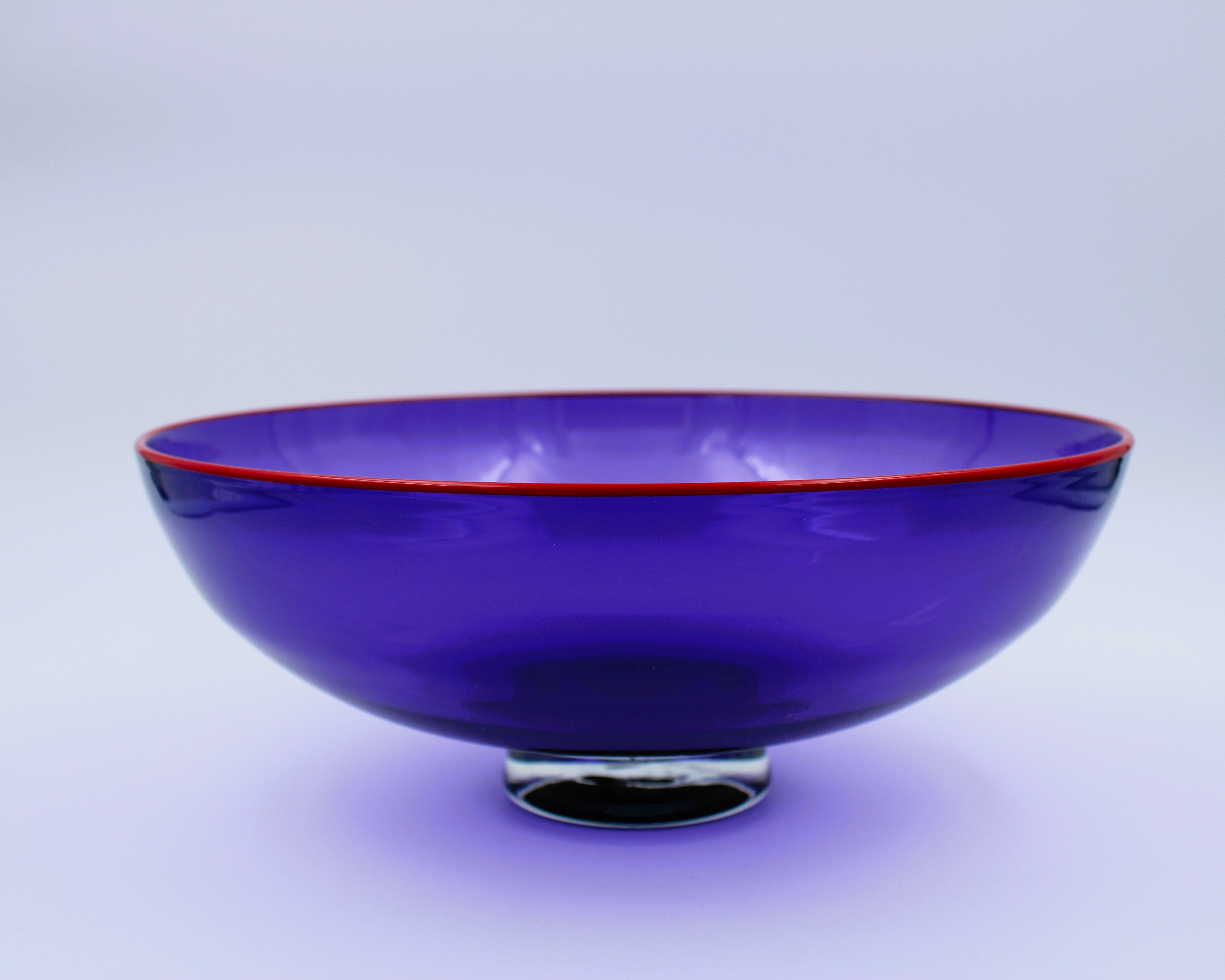 Small Transparent Colored Glass Bowls by Nicholas Kekic (Art Glass