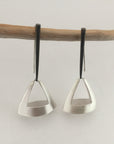 Open Tent Dangle Earrings