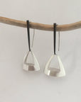 Open Tent Dangle Earrings