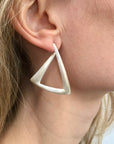 Tapered Triangle Earrings