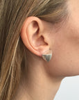 Three Sided Post Earrings