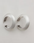 Ridged Hoop Earrings