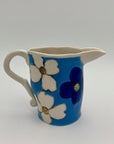 Ultramarine Floral Decorated Creamer