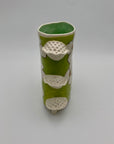 Pale Green Floral Decorated Vase