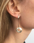 Round Dangle Drop Earrings