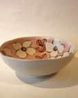 Pink & White Flower Bowl