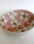 Pink & White Flower Bowl